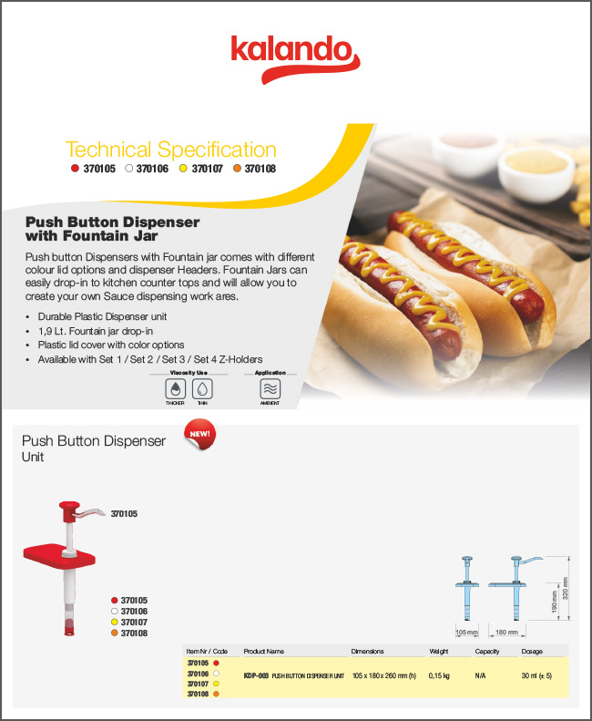 Блок дозатора с кнопкой