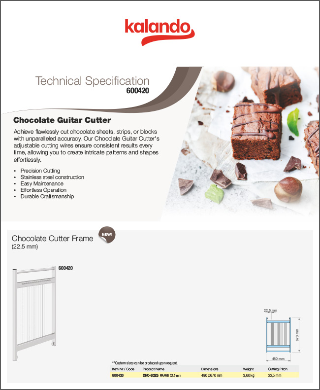 Рама для резки шоколада (22,5 мм)