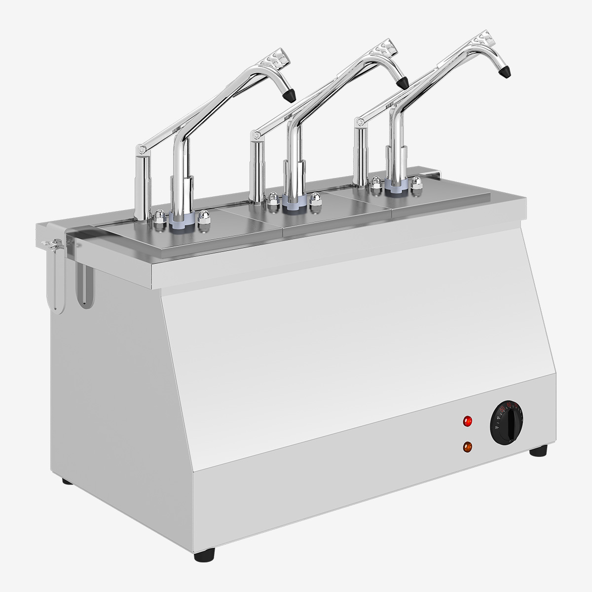 Подогреваемый бейн-мари Gastronorm с дозатором на 3x GN 1/6