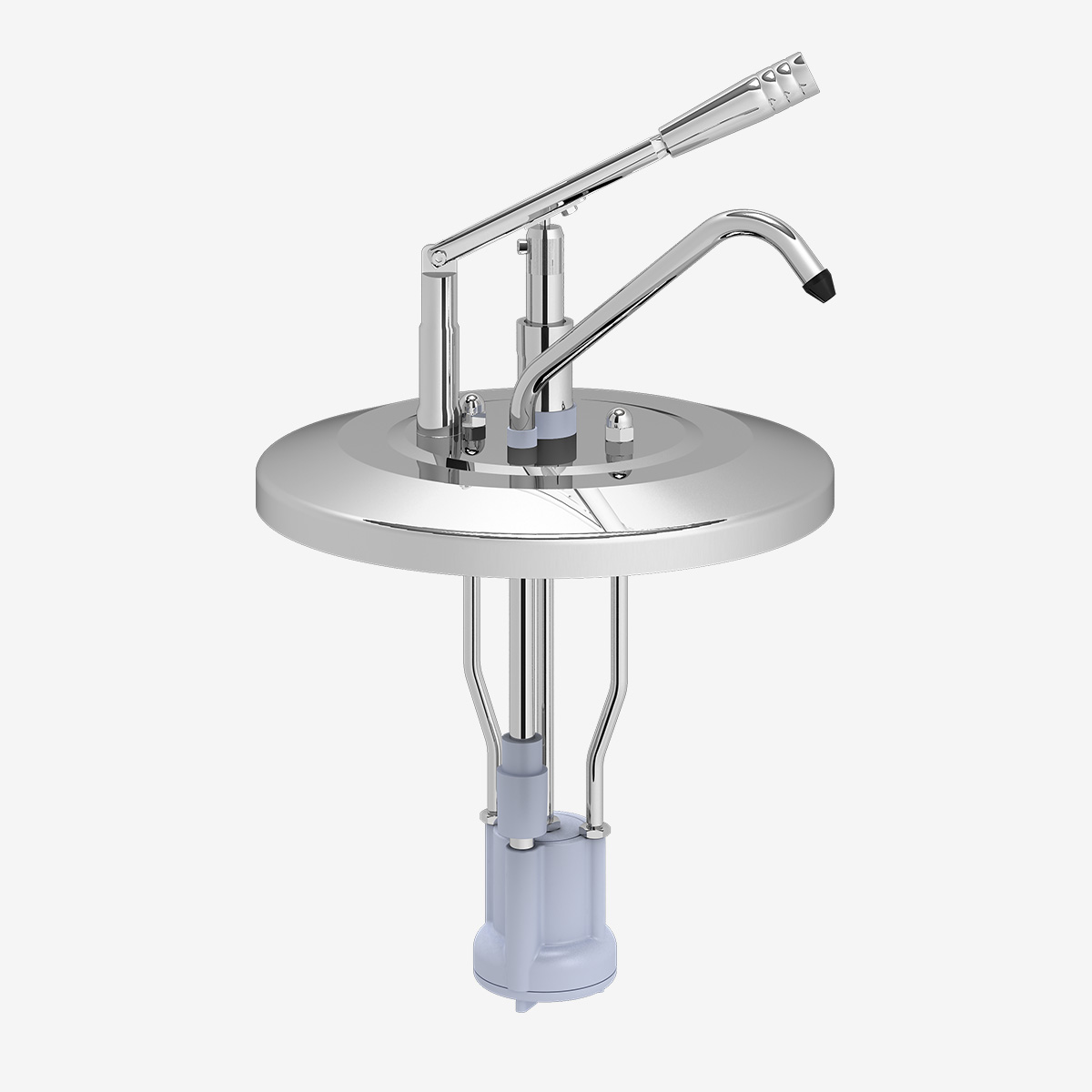 Дозатор с рычагом для ведер на 9-10 литров (Ø275мм)